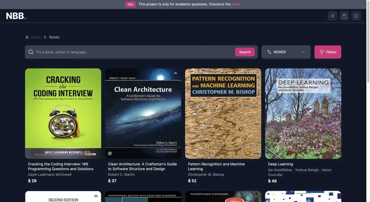 NoBugs Books - Project